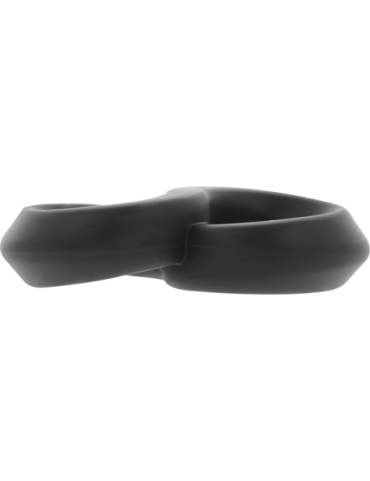 POWERING SUPER FLEXIBLE Y RESISTENTE ANILLO PENE Y TESTICULOS  PR12  NEGRO