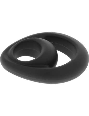 POWERING SUPER FLEXIBLE Y RESISTENTE ANILLO PENE Y TESTICULOS  PR14  NEGRO