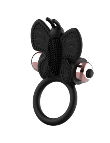 COQUETTE CHIC DESIRE COCK RING BUTTERFLY ANILLO VIBRADOR NEGRO / GOLD