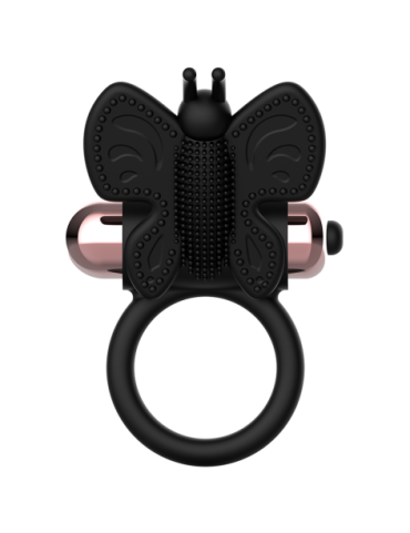 COQUETTE CHIC DESIRE COCK RING BUTTERFLY ANILLO VIBRADOR NEGRO / GOLD