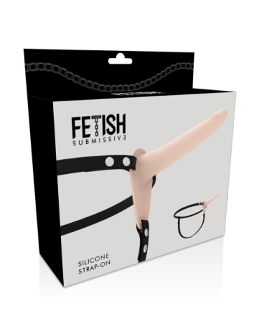 FETISH SUBMISSIVE ARNÉS SILICONA FLESH 15CM