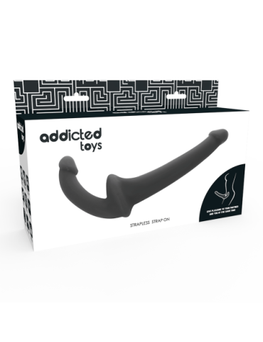 ADDICTED TOYS DILDO CON ARNÉS SIN SUJECCIÓN NEGRO