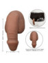 PACKING PENIS  PENE DE SILICONA 12.75CM MARRON