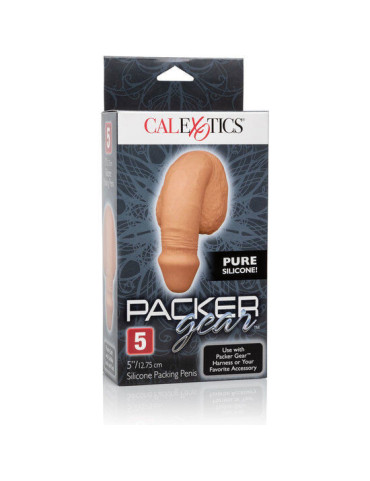 PACKING PENIS  PENE DE SILICONA 12.75CM CARAMELO