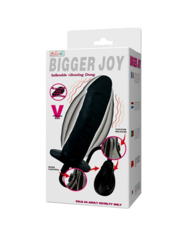 BIGGER JOY DILDO HINCHABLE CON VIBRACION 16 CM