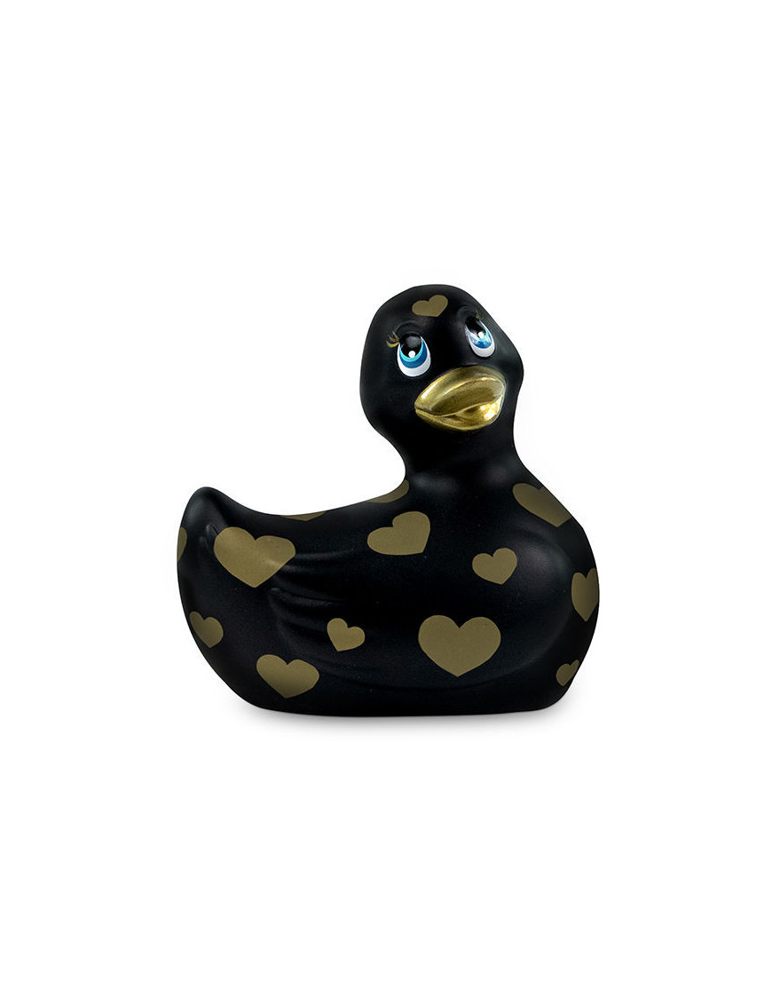 I RUB MY DUCKIE 2.0 , PATO VIBRADOR ROMANCE (BLACK & GOLD)