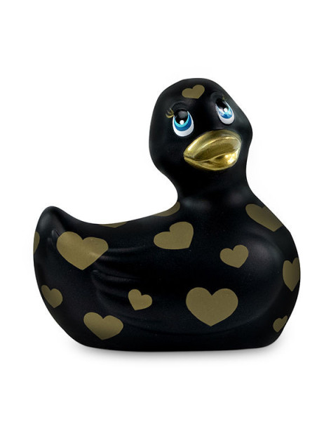 I RUB MY DUCKIE 2.0 , PATO VIBRADOR ROMANCE (BLACK & GOLD)