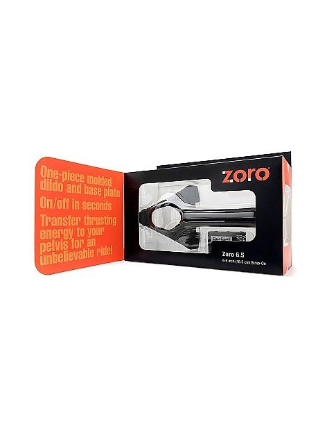 PERFECT FIT ZORO PENE SILICONA 16,5 CM CON ARNÉS NEGRO