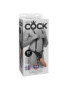 STRAP-ON CON DILDO HUECO 28 CM Y TIRANTES COLOR CARNE