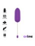 ONLINE HUEVO VIBRADOR WATERPROOF - LILA