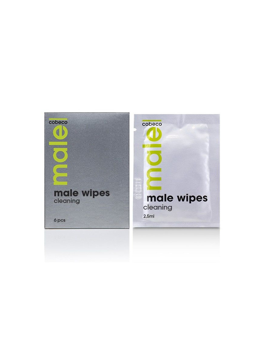 COBECO MALE WIPES TOALLITAS HIGIENICAS 6 X 2.5ML  /en/de/fr/es/it/nl/