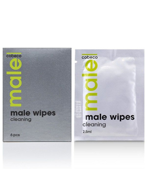 COBECO MALE WIPES TOALLITAS HIGIENICAS 6 X 2.5ML  /en/de/fr/es/it/nl/