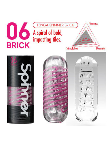 TENGA SPINNER MASTURBATOR BRICK