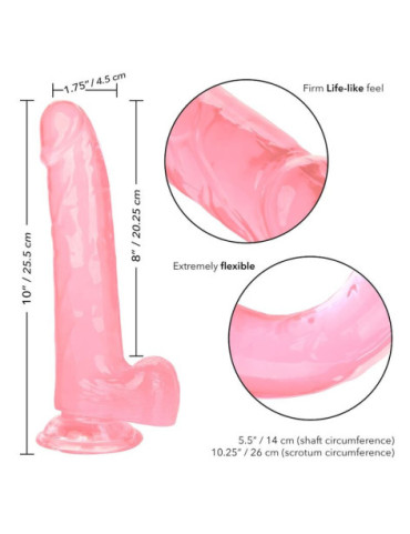 CALEX SIZE QUEEN DILDO - ROSA 20.3 CM