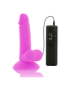 DIVERSIA DILDO FLEXIBLE CON VIBRACION 17 CM - LILA