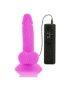 DIVERSIA DILDO FLEXIBLE CON VIBRACION 17 CM - LILA