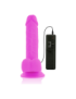 DIVERSIA DILDO FLEXIBLE CON VIBRACION 20.5 CM - LILA