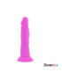 DIVERSIA DILDO FLEXIBLE CON VIBRACION 23 CM - LILA