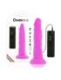 DIVERSIA DILDO FLEXIBLE CON VIBRACION 23 CM - LILA