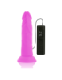 DIVERSIA DILDO FLEXIBLE CON VIBRACION 23 CM - LILA