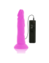 DIVERSIA DILDO FLEXIBLE CON VIBRACION 23 CM - LILA