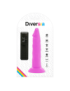 DIVERSIA DILDO FLEXIBLE CON VIBRACION 23 CM - LILA