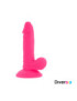 DIVERSIA DILDO FLEXIBLE CON VIBRACION 17 CM - ROSA