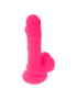 DIVERSIA DILDO FLEXIBLE CON VIBRACION 20.5 CM - ROSA