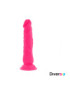 DIVERSIA DILDO FLEXIBLE CON VIBRACION 21 CM - ROSA