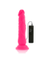 DIVERSIA DILDO FLEXIBLE CON VIBRACION 21 CM - ROSA