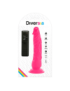 DIVERSIA DILDO FLEXIBLE CON VIBRACION 21 CM - ROSA