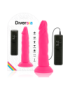 DIVERSIA DILDO FLEXIBLE CON VIBRACION 23 CM - PINK