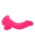 DIVERSIA DILDO FLEXIBLE CON VIBRACION 21.5 CM - ROSA