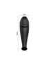 PRETTY LOVE PLUG ANAL SILICONA FORMA PENE Y 12 MODOS VIBRACION - NEGRO