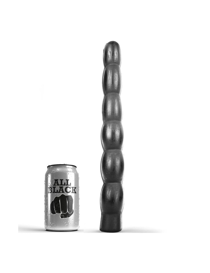 ALL BLACK ANAL DILDO 32CM