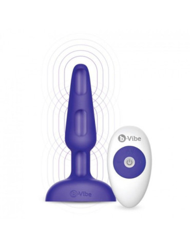 B-VIBE TRIO CONTROL REMOTO PLUG ANAL LILA