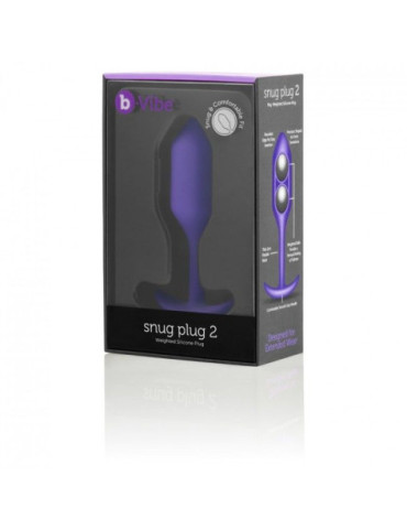 B-VIBE  SNUG PLUG ANAL 2 LILA