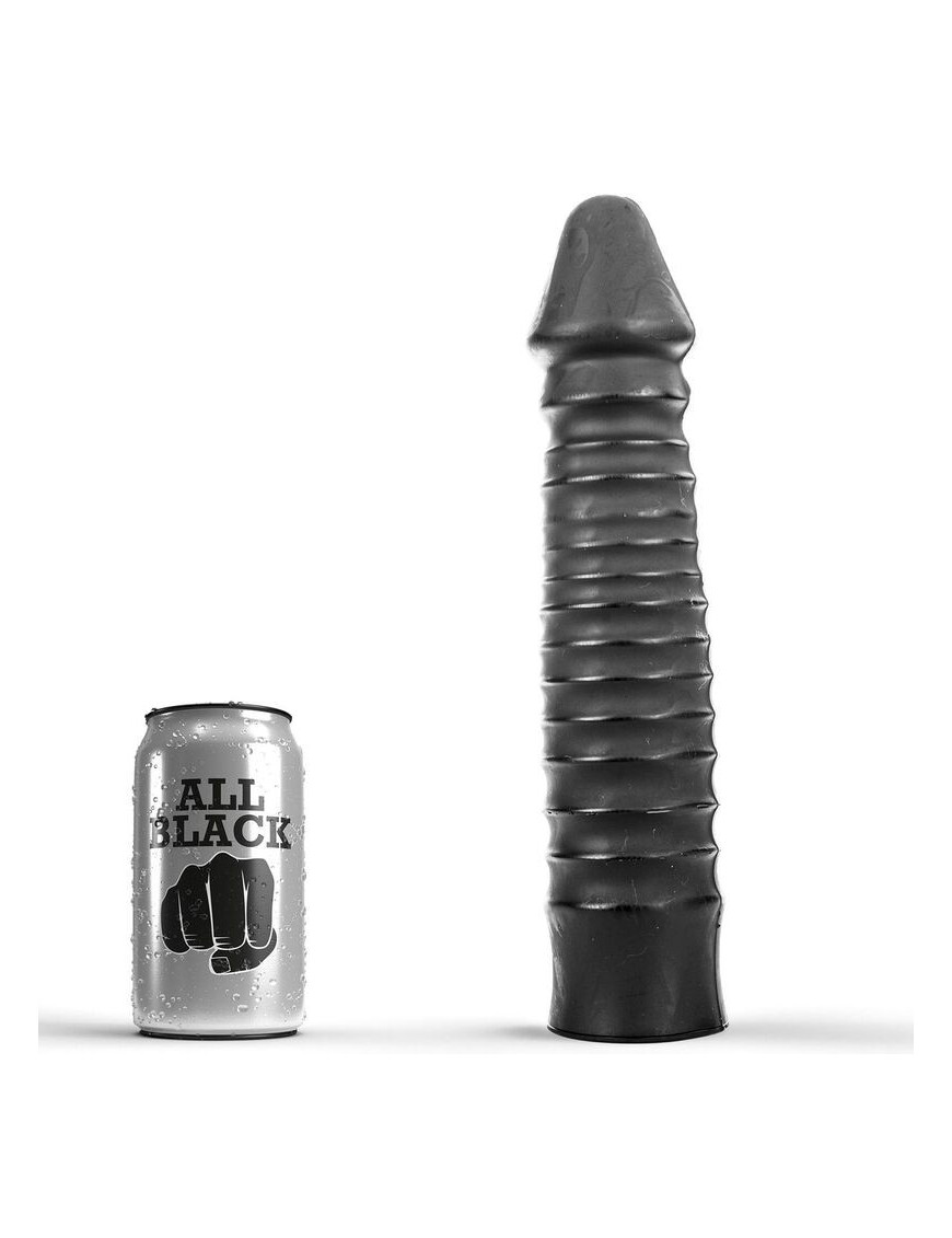 ALL BLACK DILDO 26CM