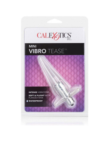 CALEX PLUG  MINI VIBRO TEASE VIBRADOR TRANSPARENTE