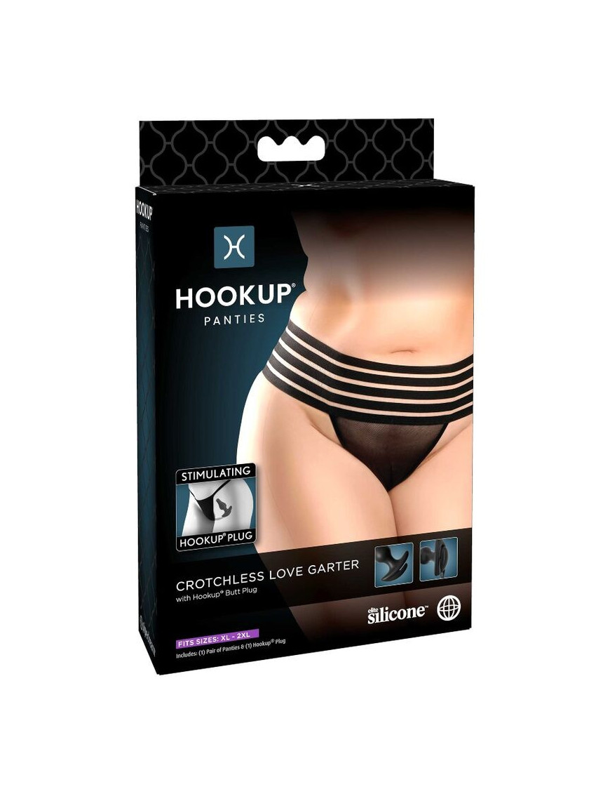 HOOK UP CROTHLESS LOVE GARTER TALLA PLUS