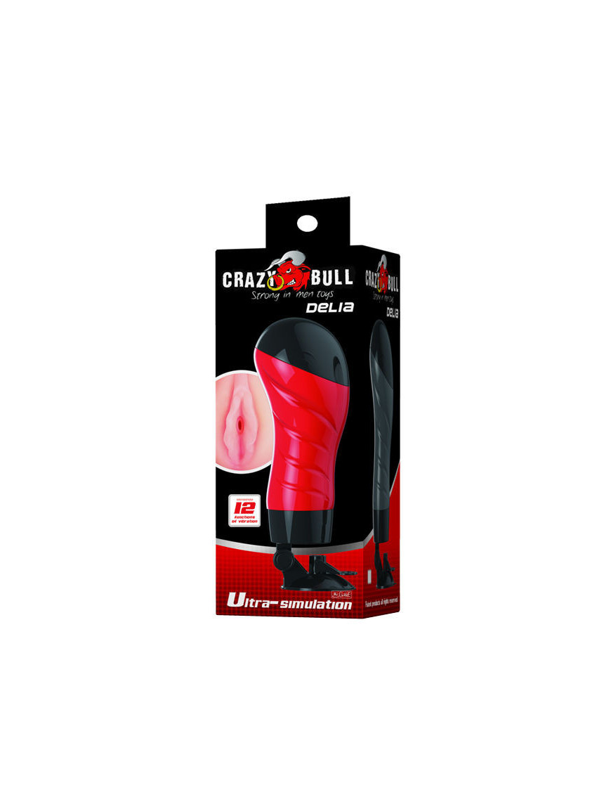 BAILE CRAZYFLORA VAGINA CON BASE MASTURBADOR VOZ