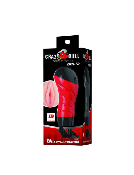 BAILE CRAZYFLORA VAGINA CON BASE MASTURBADOR VOZ