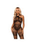 LEG AVENUE BODYSTOCKING CUELLO HALTER TALLA UNICA - NEGRO