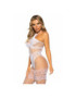 LEG AVENUE BODYSTOCKING CUELLO HALTER TALLA UNICA - BLANCO