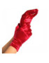 LEG AVENUE GUANTES SATIN ROJO