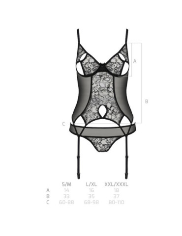 PASSION PRIMULA CORSET ECO COLLECTION S/M