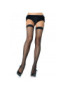 LEG AVENUE MEDIAS DE RED NEGRO DE NYLON