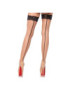 LEG AVENUE MEDIAS NUDE & NEGRO BACKSEAM