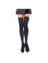 LEG AVENUE MEDIAS ALTAS CON LACITO NEGRO ONE SIZE