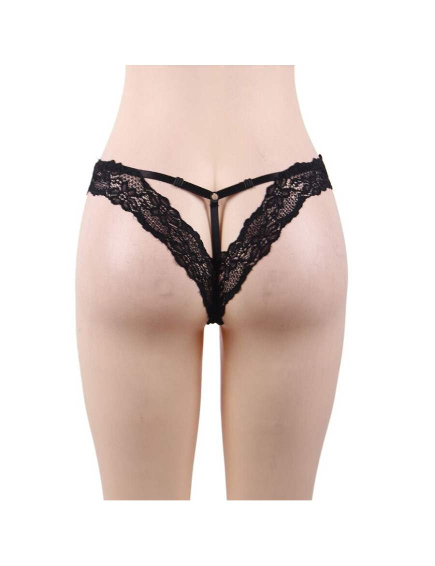 QUEEN LINGERIE PANTIES CON TRASERA EN V TALLA S/M